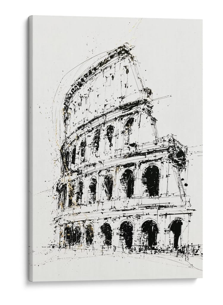 Dibujo de coliseo - DIEGO D L | Cuadro decorativo de Canvas Lab