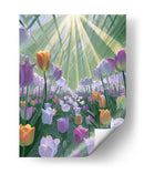 Luces en tulipanes - DIEGO D L | Cuadro decorativo de Canvas Lab