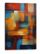 Anuzar Azul y Naranja - DEA Digital Esoteric Art | Cuadro decorativo de Canvas Lab