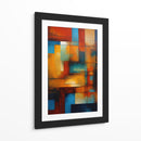 Anuzar Azul y Naranja - DEA Digital Esoteric Art | Cuadro decorativo de Canvas Lab