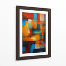 Anuzar Azul y Naranja - DEA Digital Esoteric Art | Cuadro decorativo de Canvas Lab