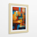 Anuzar Azul y Naranja - DEA Digital Esoteric Art | Cuadro decorativo de Canvas Lab