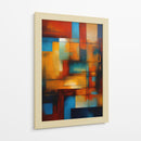 Anuzar Azul y Naranja - DEA Digital Esoteric Art | Cuadro decorativo de Canvas Lab