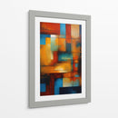 Anuzar Azul y Naranja - DEA Digital Esoteric Art | Cuadro decorativo de Canvas Lab