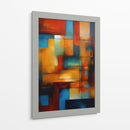 Anuzar Azul y Naranja - DEA Digital Esoteric Art | Cuadro decorativo de Canvas Lab