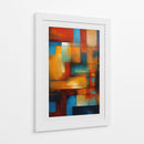 Anuzar Azul y Naranja - DEA Digital Esoteric Art | Cuadro decorativo de Canvas Lab