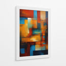 Anuzar Azul y Naranja - DEA Digital Esoteric Art | Cuadro decorativo de Canvas Lab