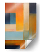 Pastel Azul y Naranja - DEA Digital Esoteric Art | Cuadro decorativo de Canvas Lab