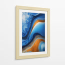 Fluido Azul y Naranja - DEA Digital Esoteric Art | Cuadro decorativo de Canvas Lab