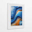 Fluido Azul y Naranja - DEA Digital Esoteric Art | Cuadro decorativo de Canvas Lab