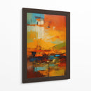 Lava Naranja y Azul - DEA Digital Esoteric Art | Cuadro decorativo de Canvas Lab