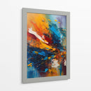 Evento Abstracto Azul y Naranja - DEA Digital Esoteric Art | Cuadro decorativo de Canvas Lab
