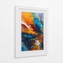 Evento Abstracto Azul y Naranja - DEA Digital Esoteric Art | Cuadro decorativo de Canvas Lab