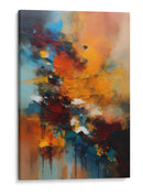 Bruma Azul Naranja - DEA Digital Esoteric Art | Cuadro decorativo de Canvas Lab