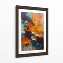 Bruma Azul Naranja - DEA Digital Esoteric Art | Cuadro decorativo de Canvas Lab