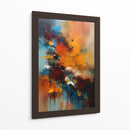 Bruma Azul Naranja - DEA Digital Esoteric Art | Cuadro decorativo de Canvas Lab