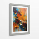 Bruma Azul Naranja - DEA Digital Esoteric Art | Cuadro decorativo de Canvas Lab