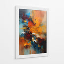 Bruma Azul Naranja - DEA Digital Esoteric Art | Cuadro decorativo de Canvas Lab