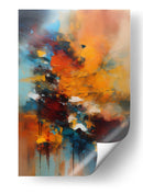 Bruma Azul Naranja - DEA Digital Esoteric Art | Cuadro decorativo de Canvas Lab