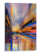 Fuga Azul y Naranja - DEA Digital Esoteric Art | Cuadro decorativo de Canvas Lab
