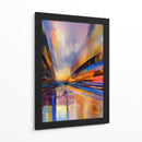 Fuga Azul y Naranja - DEA Digital Esoteric Art | Cuadro decorativo de Canvas Lab