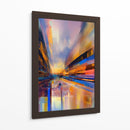 Fuga Azul y Naranja - DEA Digital Esoteric Art | Cuadro decorativo de Canvas Lab