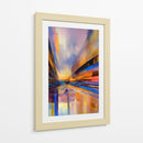 Fuga Azul y Naranja - DEA Digital Esoteric Art | Cuadro decorativo de Canvas Lab