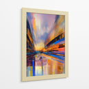 Fuga Azul y Naranja - DEA Digital Esoteric Art | Cuadro decorativo de Canvas Lab