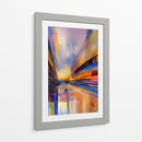 Fuga Azul y Naranja - DEA Digital Esoteric Art | Cuadro decorativo de Canvas Lab