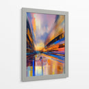 Fuga Azul y Naranja - DEA Digital Esoteric Art | Cuadro decorativo de Canvas Lab