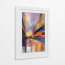 Fuga Azul y Naranja - DEA Digital Esoteric Art | Cuadro decorativo de Canvas Lab