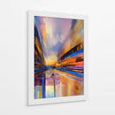 Fuga Azul y Naranja - DEA Digital Esoteric Art | Cuadro decorativo de Canvas Lab