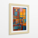 Ensamble Naranja y Azul - DEA Digital Esoteric Art | Cuadro decorativo de Canvas Lab