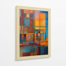 Ensamble Naranja y Azul - DEA Digital Esoteric Art | Cuadro decorativo de Canvas Lab