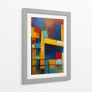 Azunar Azul y Amarillo - DEA Digital Esoteric Art | Cuadro decorativo de Canvas Lab