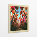 Plano contrapicado de flores - DIEGO D L | Cuadro decorativo de Canvas Lab