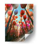 Plano contrapicado de flores - DIEGO D L | Cuadro decorativo de Canvas Lab