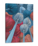 Tulipanes contrapicados en plano - DIEGO D L | Cuadro decorativo de Canvas Lab