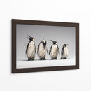 4 pingüinos  - DIEGO D L | Cuadro decorativo de Canvas Lab