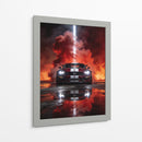 Fuego Feroz - Puffy Design | Cuadro decorativo de Canvas Lab