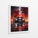 Fuego Feroz - Puffy Design | Cuadro decorativo de Canvas Lab