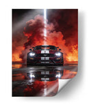 Fuego Feroz - Puffy Design | Cuadro decorativo de Canvas Lab