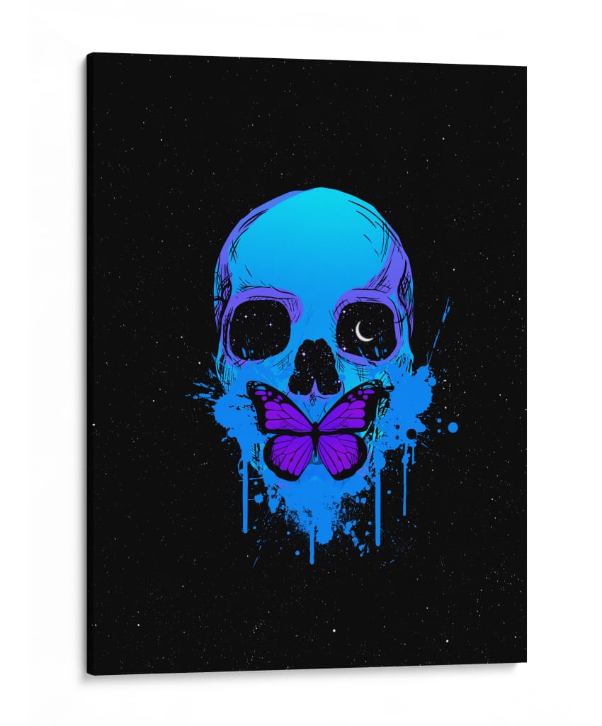 Midnight Morpho - Puffy Design | Cuadro decorativo de Canvas Lab