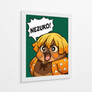El Llamado de Nezuko - Puffy Design | Cuadro decorativo de Canvas Lab