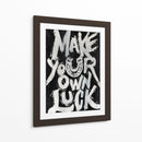 Crea Tu Suerte - Puffy Design | Cuadro decorativo de Canvas Lab