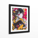 Geisha Carmesí - Puffy Design | Cuadro decorativo de Canvas Lab