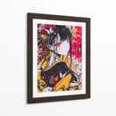 Geisha Carmesí - Puffy Design | Cuadro decorativo de Canvas Lab