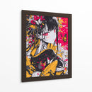 Geisha Carmesí - Puffy Design | Cuadro decorativo de Canvas Lab