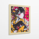 Geisha Carmesí - Puffy Design | Cuadro decorativo de Canvas Lab