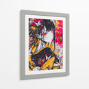 Geisha Carmesí - Puffy Design | Cuadro decorativo de Canvas Lab